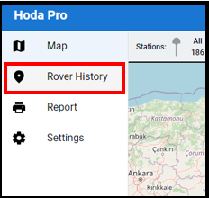 گزینه Rover History